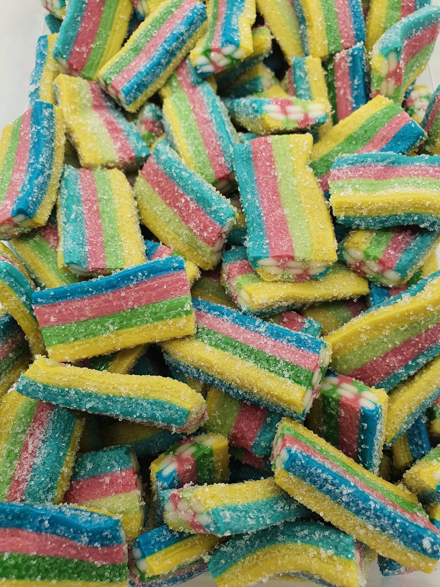 Fizzy Rainbow Bricks