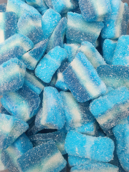 Fizzy Blue Raspberry Slices