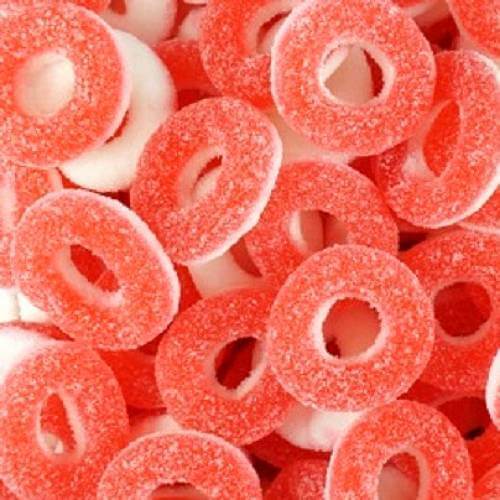 Fizzy Strawberry Rings