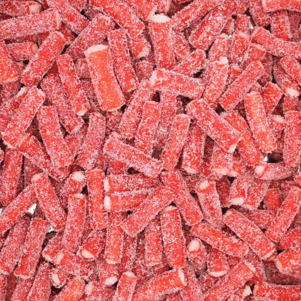 Fizzy Strawberry Pencil Bites